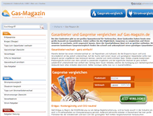 Tablet Screenshot of gas-magazin.de